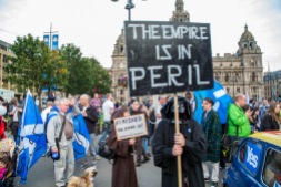 'The empire is in peril' ... 'Finished the empire is #LongLiveTheRepublic' - George Square