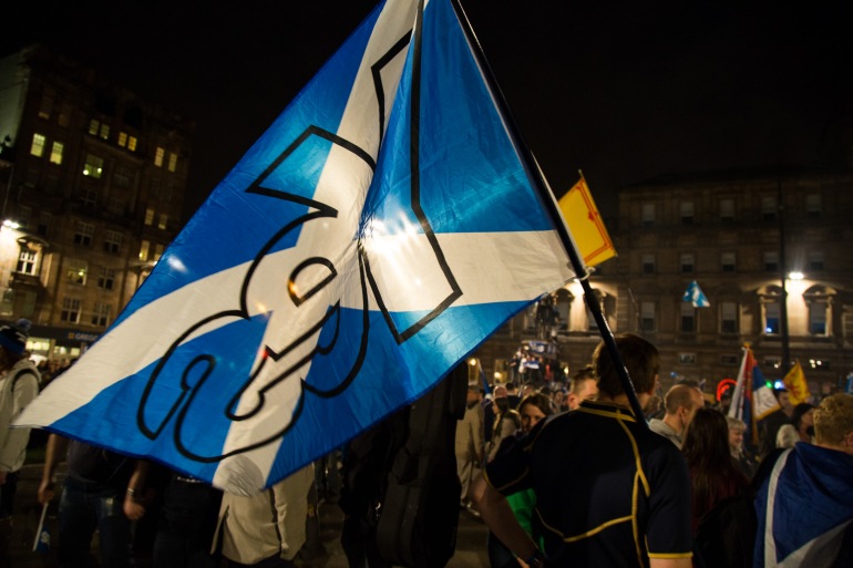 Yes Saltire - George Square